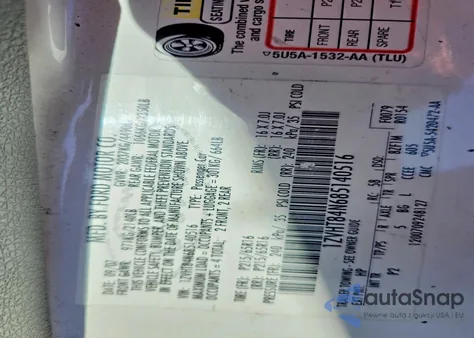 2008 Ford Mustang z USA, uszkodzony, nr VIN 1ZVHT84N685140516